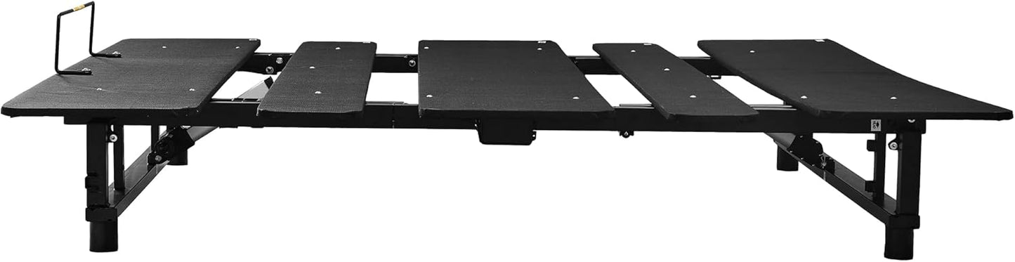 Full Size Adjustable Bed Base Frame - Quiet Motor, Head & Foot Incline, Zero Gravity, Wireless Remote Control, Easy Install (Noise<50db, 750lbs Capacity)
