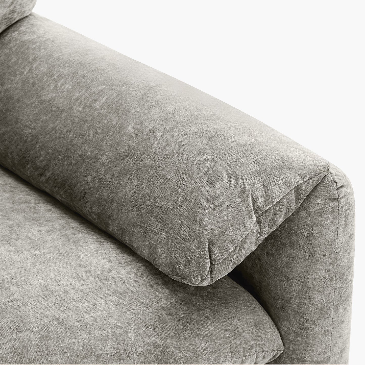 Chenille Oversized Armchair - Modern Accent Chair & Single Sofa Lounge, Comfortable Seating for Living Room & Bedroom